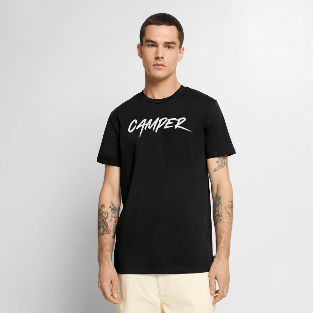 Camper - Herren Camping T-Shirt - Schwarz