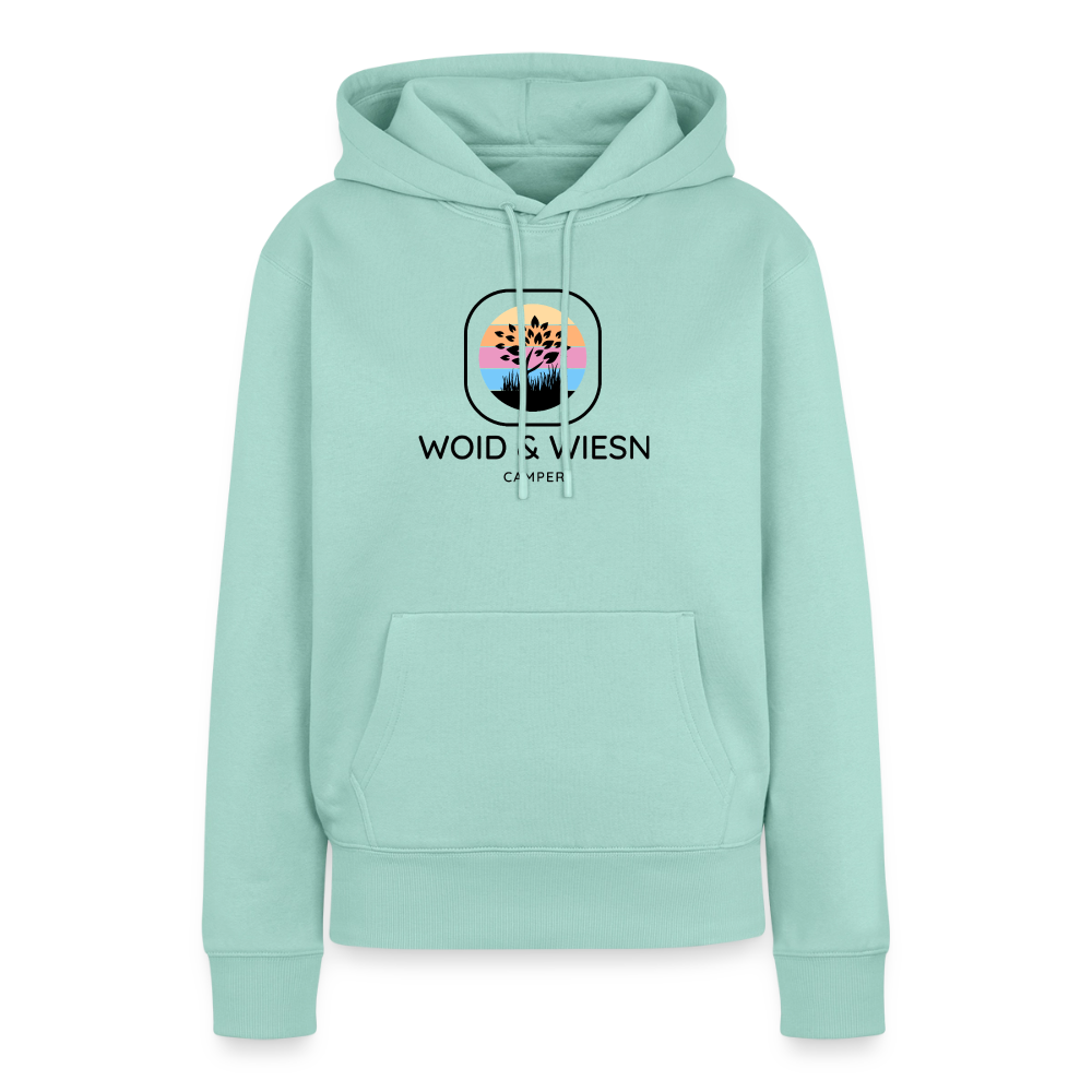 Woid & Wiesn Camper - Damen Camping Hoodie - Mint