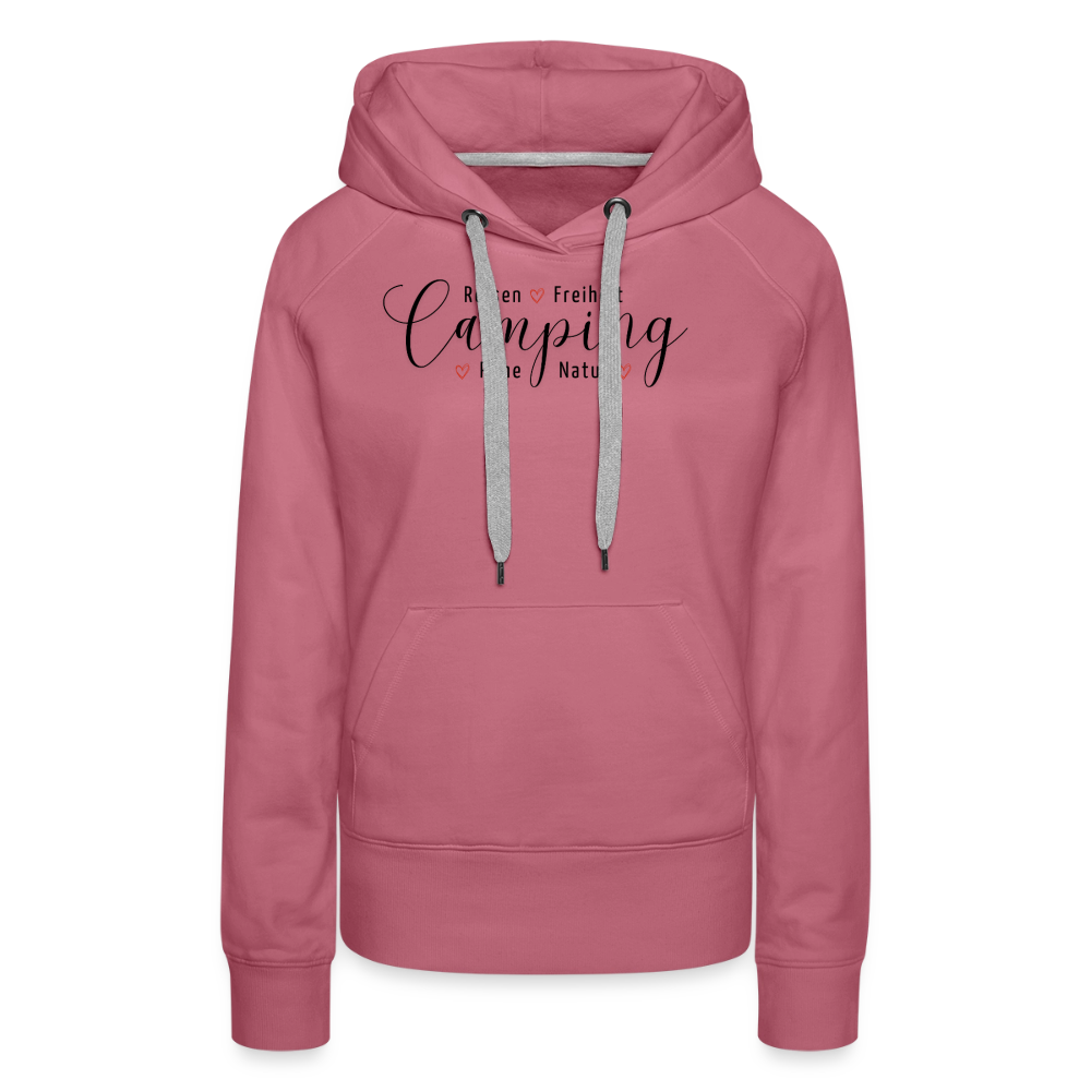 SPOD - Camping Werte - Damen Camping Hoodie - Malve