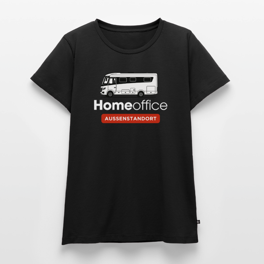 Vollintegriert Homeoffice - Damen Camping T-Shirt - Schwarz