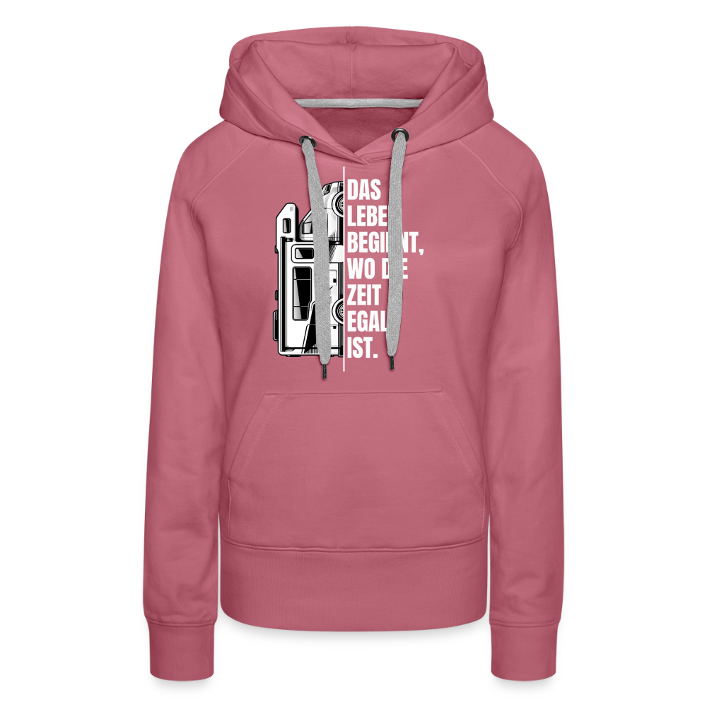 SPOD - Camping ist Zeitlos - Damen Camping Hoodie - Wohnmobil - Malve