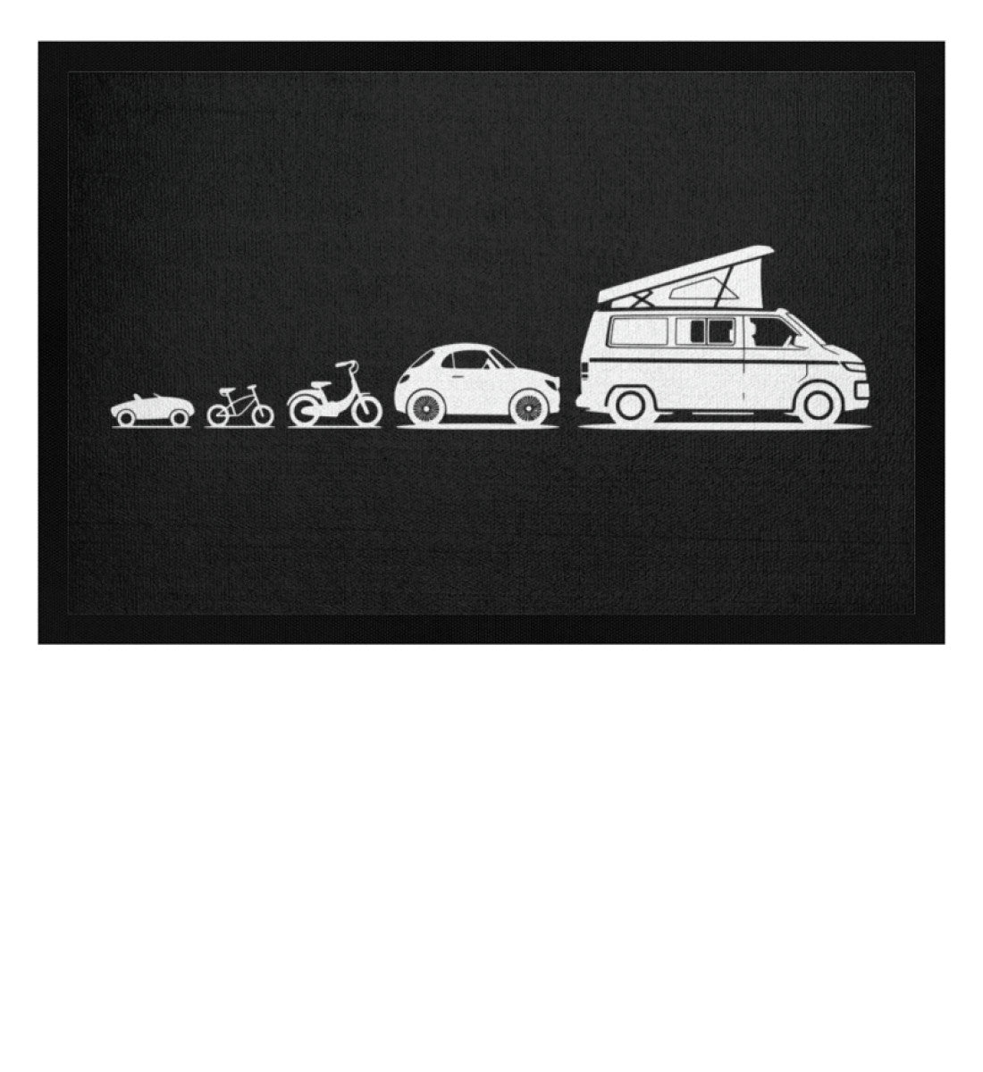 Evolution Bulli - Camping Fußmatte - LazyDonkeyDesign