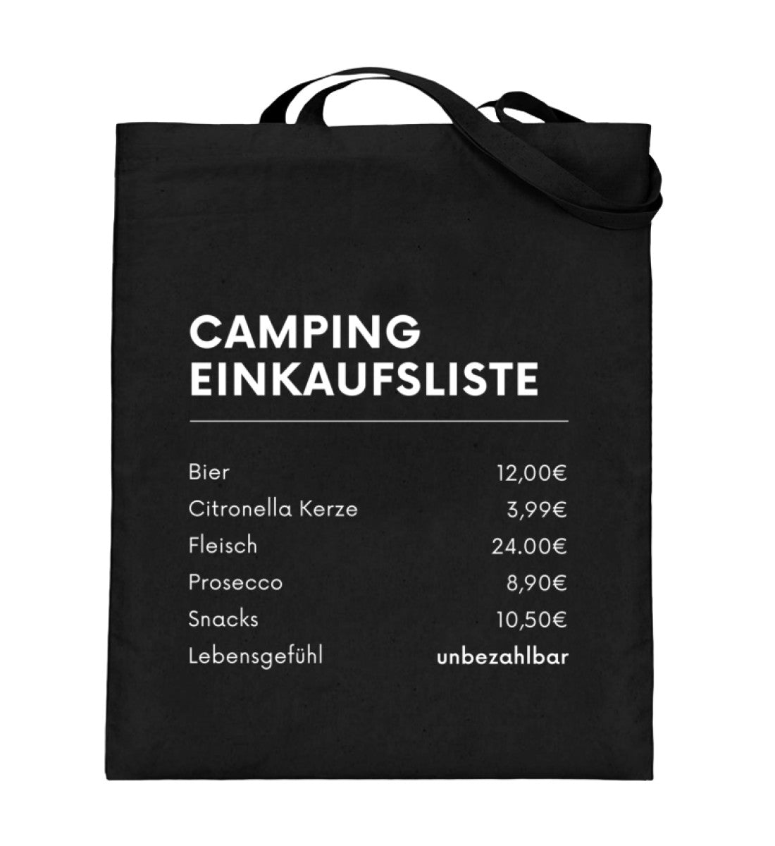 Einkaufsliste - Jutebeutel - LazyDonkeyDesign