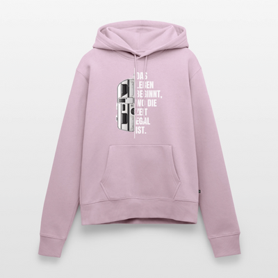 SPOD - Camping ist Zeitlos - Damen Camping Hoodie - Wohnwagen - Altrosa