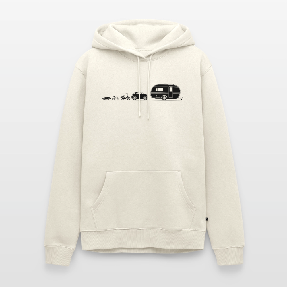 Evolution Wohnwagen - Herren Camping Hoodie - Naturweiß