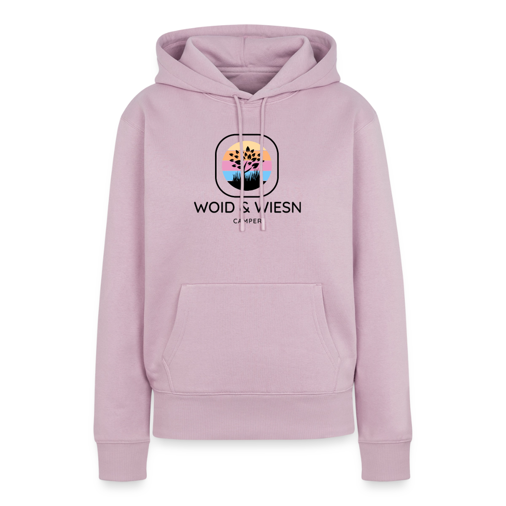 Woid & Wiesn Camper - Damen Camping Hoodie - Altrosa