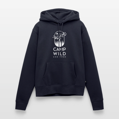 SS - Damen Hoodie - Wild and Free - Navy