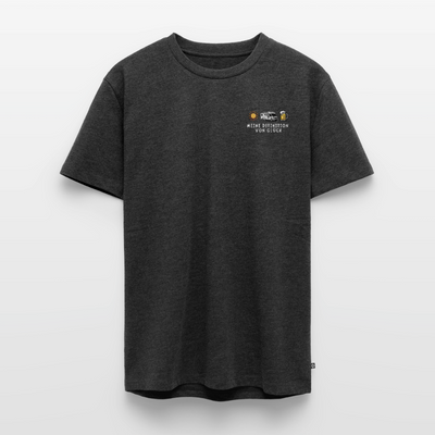 Definition von Glück - Herren Camping T-Shirt - Wohnmobil - Anthrazit meliert