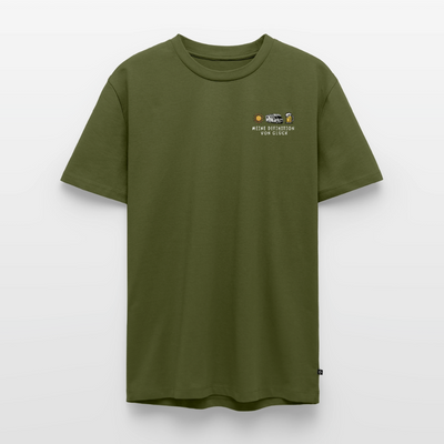 Definition von Glück - Herren Camping T-Shirt - Wohnmobil - Khaki