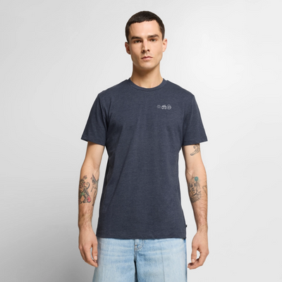 Sonne Bulli Bier - Herren Camping T-Shirt - Jeansblau 