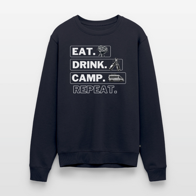 Camping Kreislauf - Herren Camping Sweatshirt - Vanlife - Navy