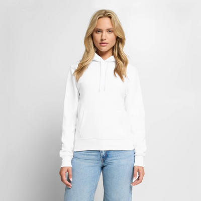SPOD - Freiheit hat 2 Räder - Damen Camping Hoodie - Wohnwagen - Weiß