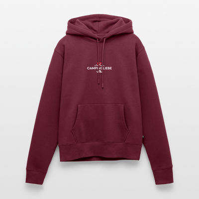 SPOD - Wohnwagen Campingliebe - Damen Camping Hoodie - Burgunderrot