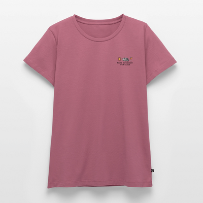 Definition von Glück - Damen Camping T-Shirt - Wohnmobil - Mauve