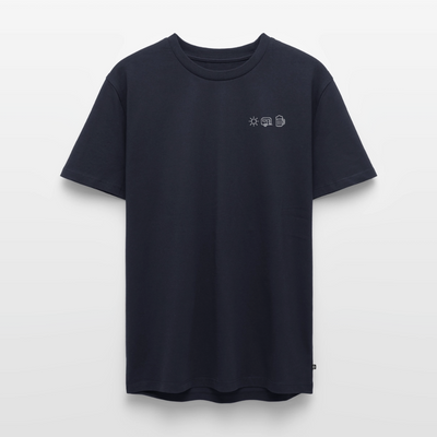 Sonne Wohnwagen Bier - Herren Camping T-Shirt - Navy
