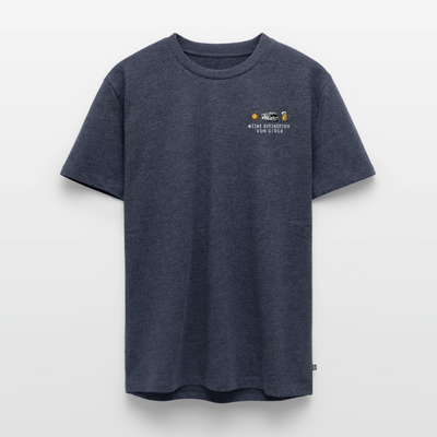 Definition von Glück - Herren Camping T-Shirt - Wohnmobil - Jeansblau 
