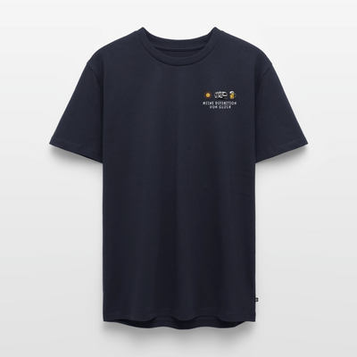 Definition von Glück - Herren Camping T-Shirt - Wohnwagen - Navy