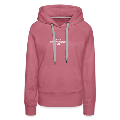 SPOD - Wohnwagen Campingliebe - Damen Camping Hoodie - Malve