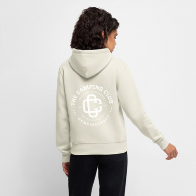 SPOD - Camping Club - Damen Camping Hoodie - Naturweiß