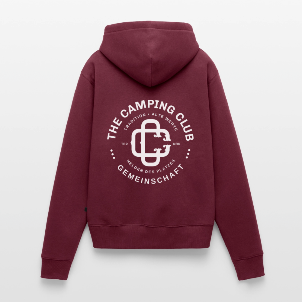 SPOD - Camping Club - Damen Camping Hoodie - Burgunderrot