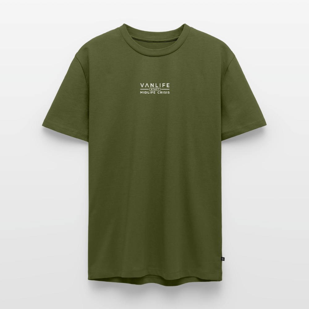 Vanlife statt Midlife Crisis - Herren Camping T-Shirt - Khaki