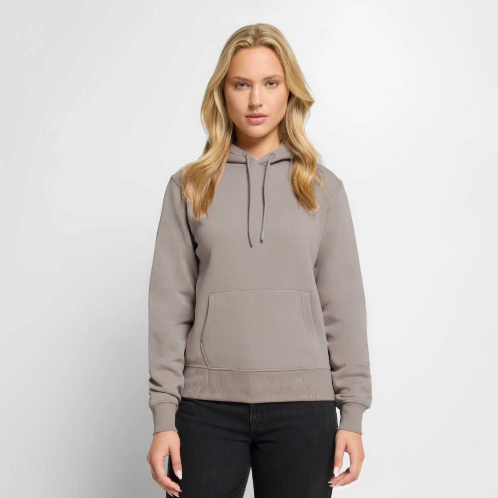SPOD - Freiheit hat 2 Räder - Damen Camping Hoodie - Wohnwagen - Taupe