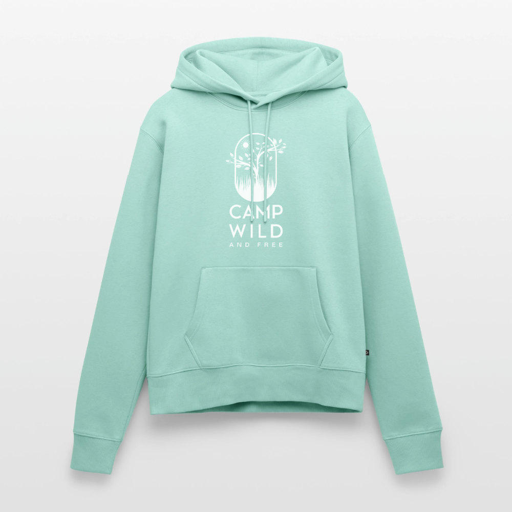 SS - Damen Hoodie - Wild and Free - Mint 