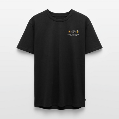 Definition von Glück - Herren Camping T-Shirt - Wohnwagen - Schwarz