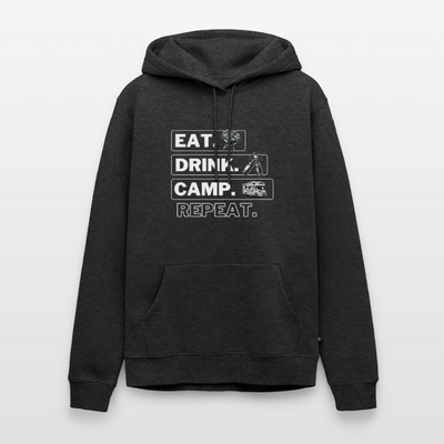 Eat Drink Camp - Herren Camping Hoodie - Wohnmobil - Anthrazit meliert