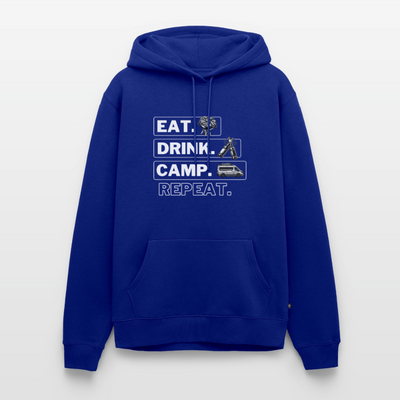Eat Drink Camp - Herren Camping Hoodie - Vanlife - Royalblau