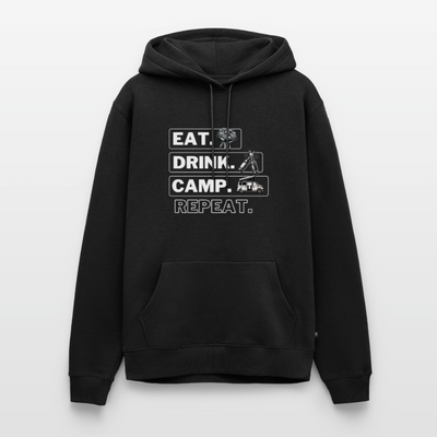 Eat Drink Camp - Herren Camping Hoodie - Bulli - Schwarz