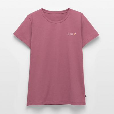 Sonne Wohnwagen Aperol - Damen Camping T-Shirt - Mauve