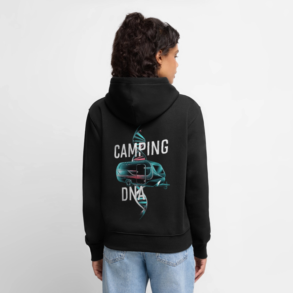 SPOD - Wohnwagen Camping DNA - Damen Camping Hoodie - Schwarz